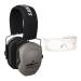 Walker's Razor Slim Passive Safety Ear Muffs (Come and Take It) Bundle with OTG Shooting Glasses