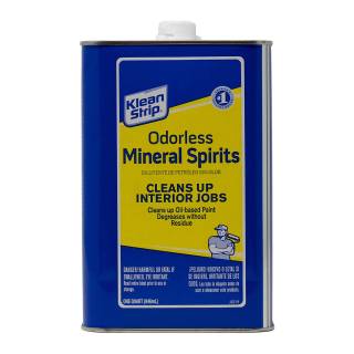 Klean-Strip QKSP94005CA 1 Quart Odorless Mineral Spirits for Cleaning Interior Jobs