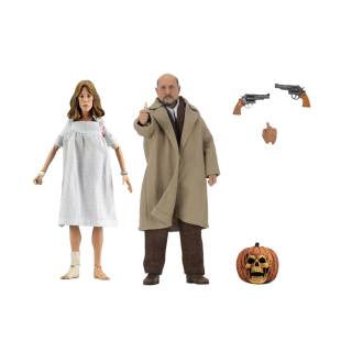 NECA Halloween 2 Dr. Loomis and Laurie Strode (1981) 8-Inch Clothed Action Figure (2-Pack)
