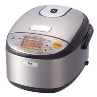 Zojirushi Induction Heating System Rice Cooker and Warmer (3-Cup/ Dark Brown)