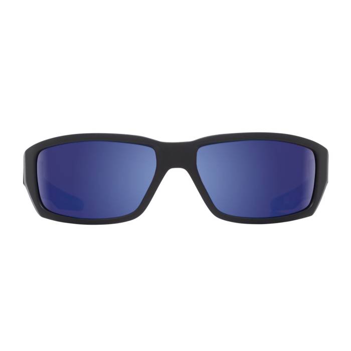 Spy Optic Dirty Mo Matte Black Sunglasses (Happy Bronze Polar With Blue Spectra)