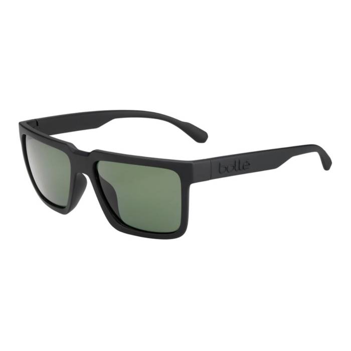 Bolle Frank 57mm Wayfarer HD Polarized Axis Sunglasses (Matte Black)