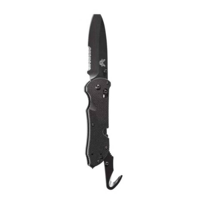 Benchmade 916 Triage Utility Knife, Combo Edge, BK1 Blade, Black Handle 916SBK